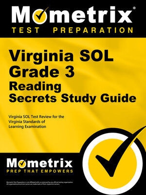cover image of Virginia SOL Grade 3 Reading Secrets Study Guide